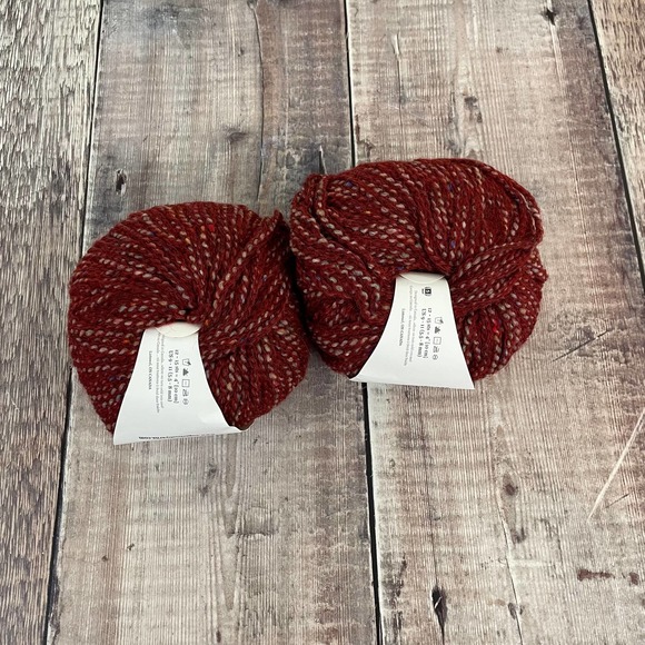 Sugar Bush Canoe Yarn Wool & Alpaca Blend Thick Bulky 50g 95 yds Red Maple Italy - Picture 4 of 8